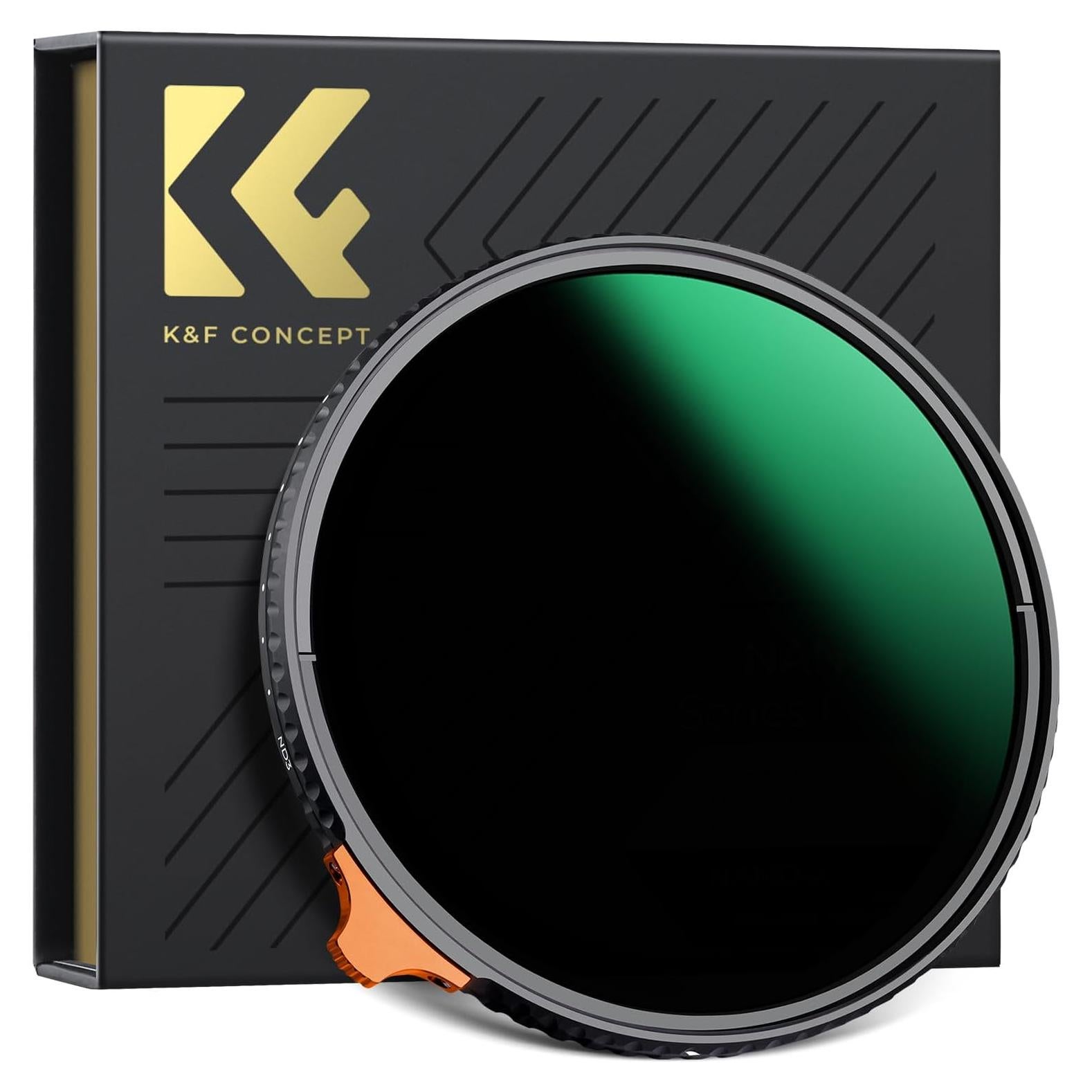 Filtro ND Variable K&F Concept 67 mm Densidad Neutra HD