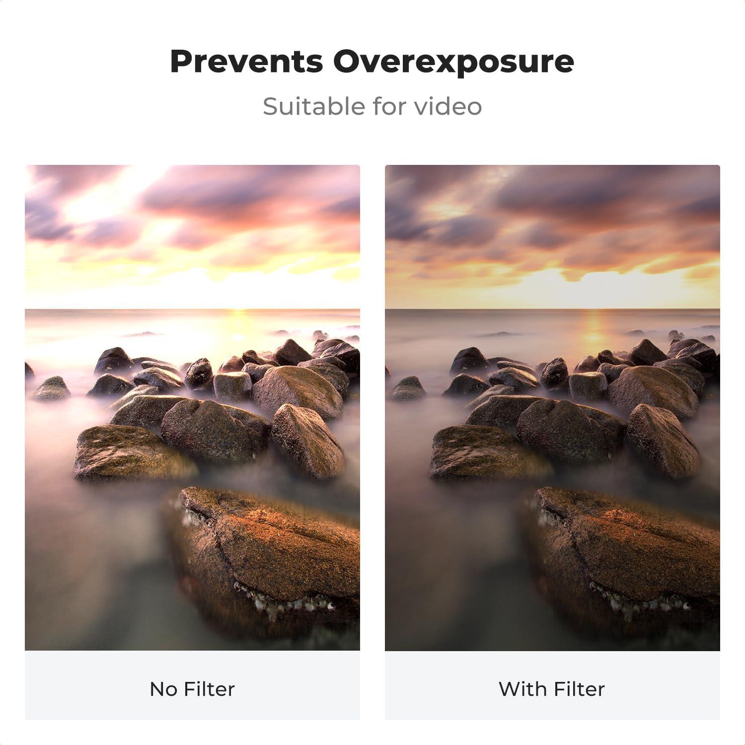 Filtro ND Variable K&F Concept 67 mm Densidad Neutra HD