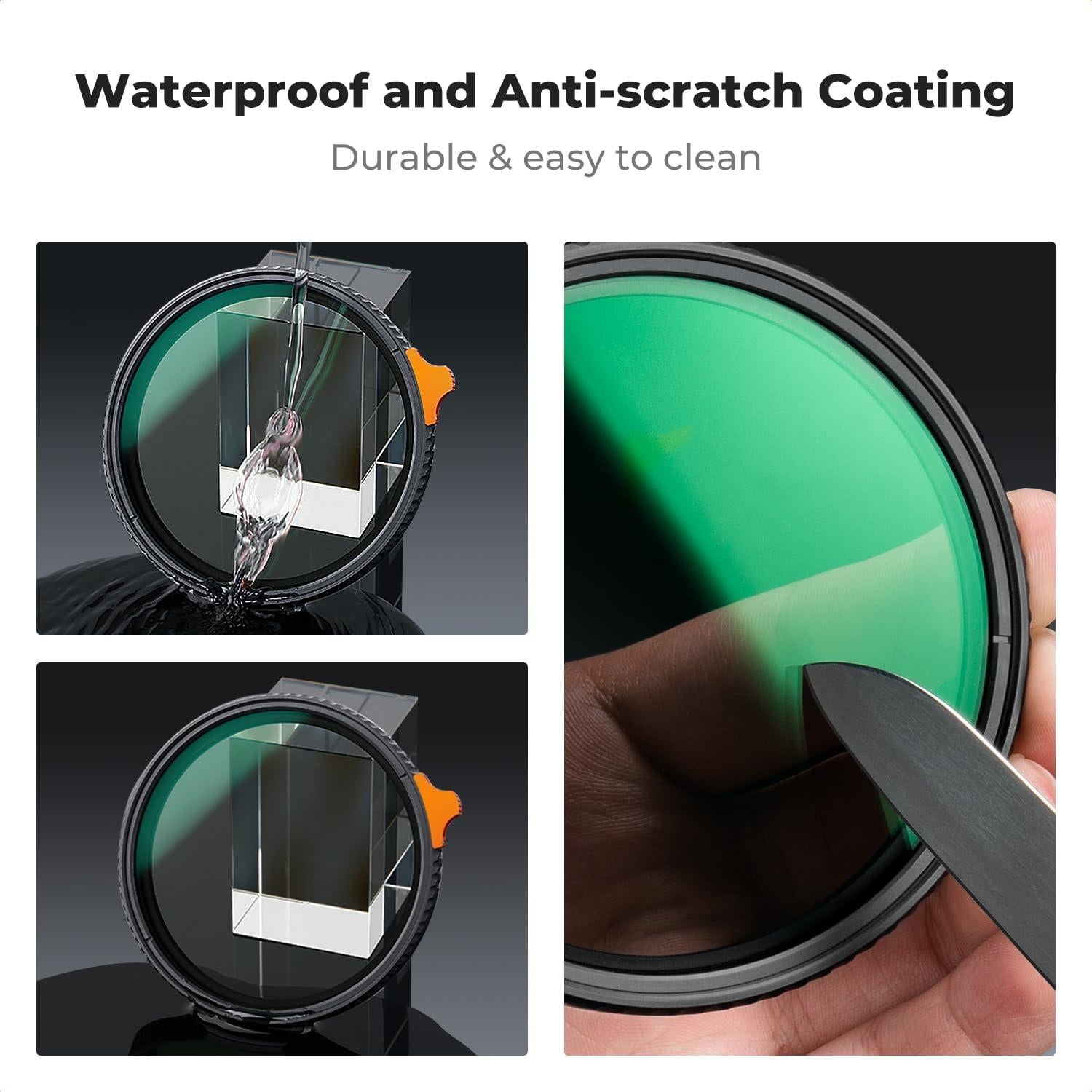 Filtro ND Variable K&F Concept 67 mm Densidad Neutra HD