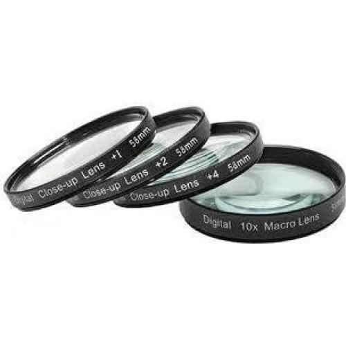 Kit de Lentes para Cámara Nikon - Telefoto 2x, Gran Angular 0.43x, Filtros UV y Más