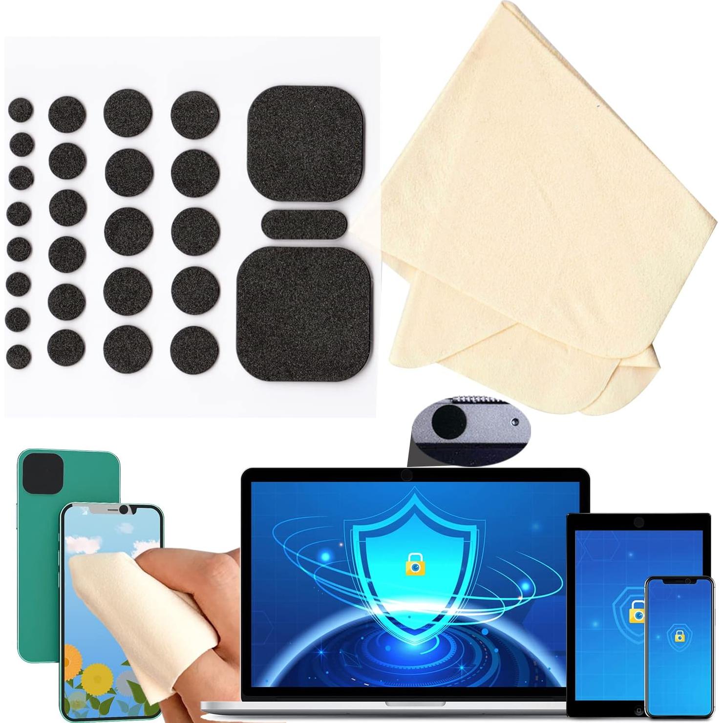 27 Piezas Cubiertas de Webcam Genérico - Reutilizables y Lavables