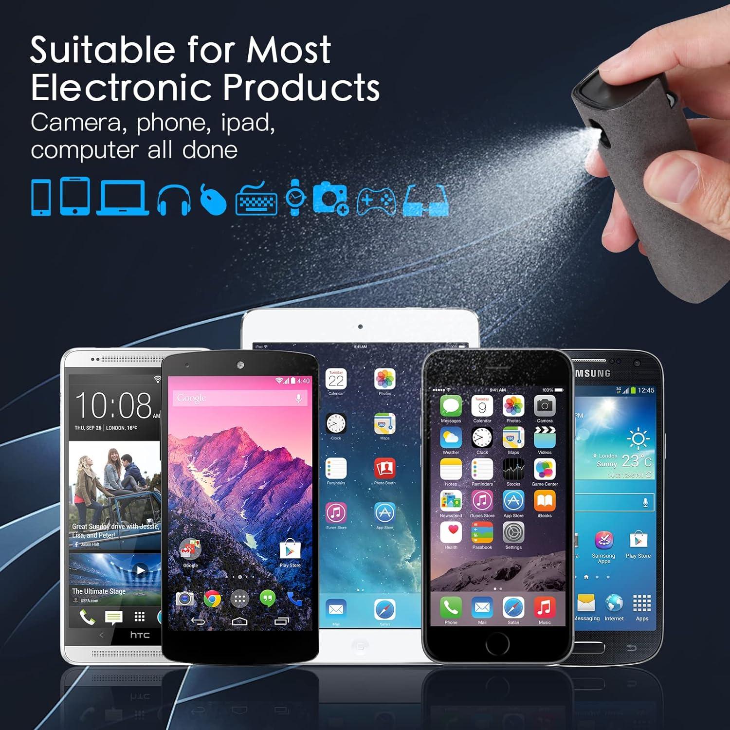 Limpiador de Pantallas AKARY Todo en Uno a Prueba de Huellas