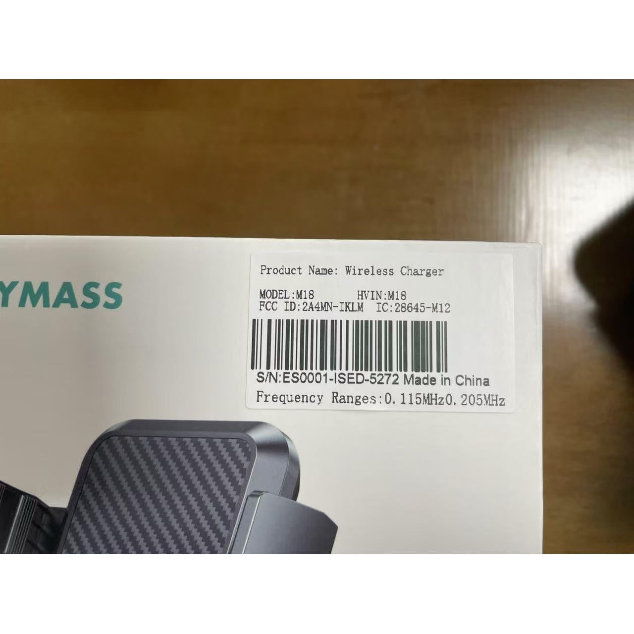 Cargador Inalámbrico para Auto JOYMASS 15W Rojo Soporte Teléfono