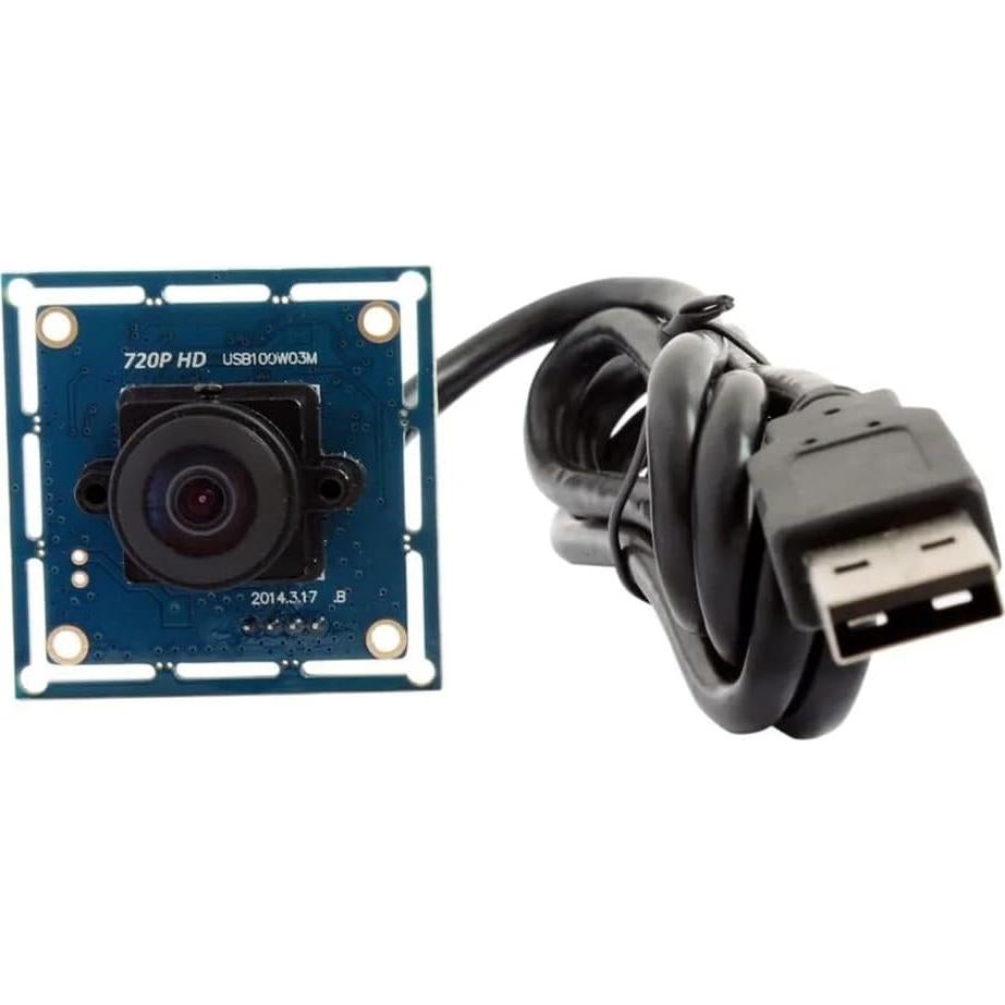Cámara USB ELP 1MP HD Fisheye 170° para PC y Raspberry Pi