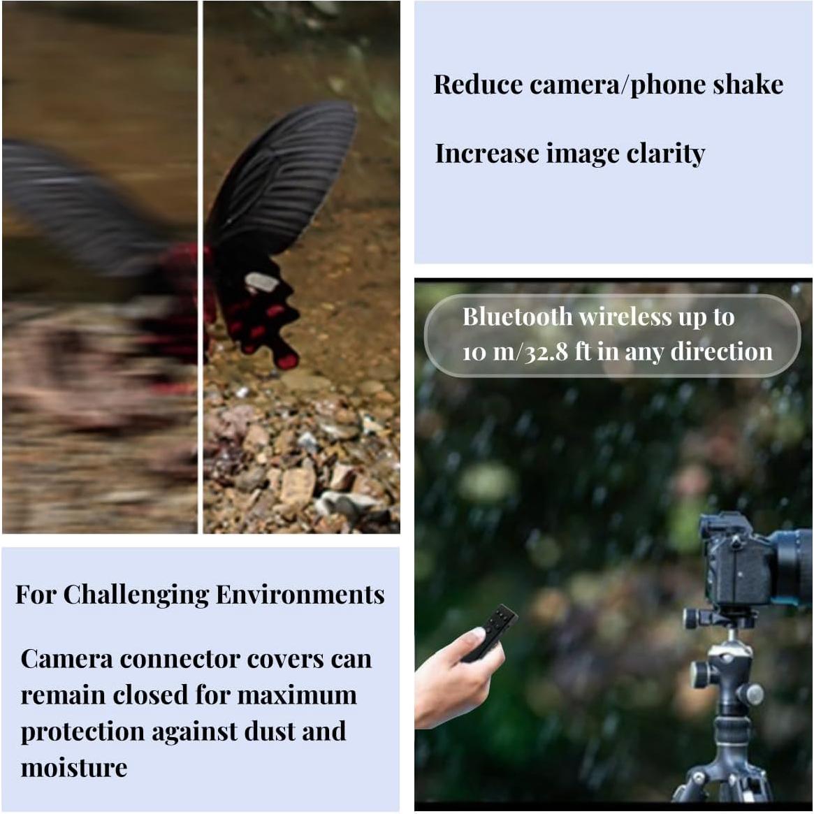 Control Remoto PHOLSY Bluetooth para Cámara y Smartphone