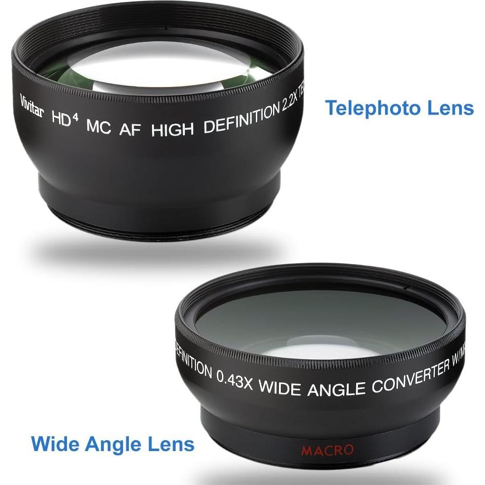 Kit de Accesorios 52MM para Nikon D3300 D3200 D5000 - 15 Piezas