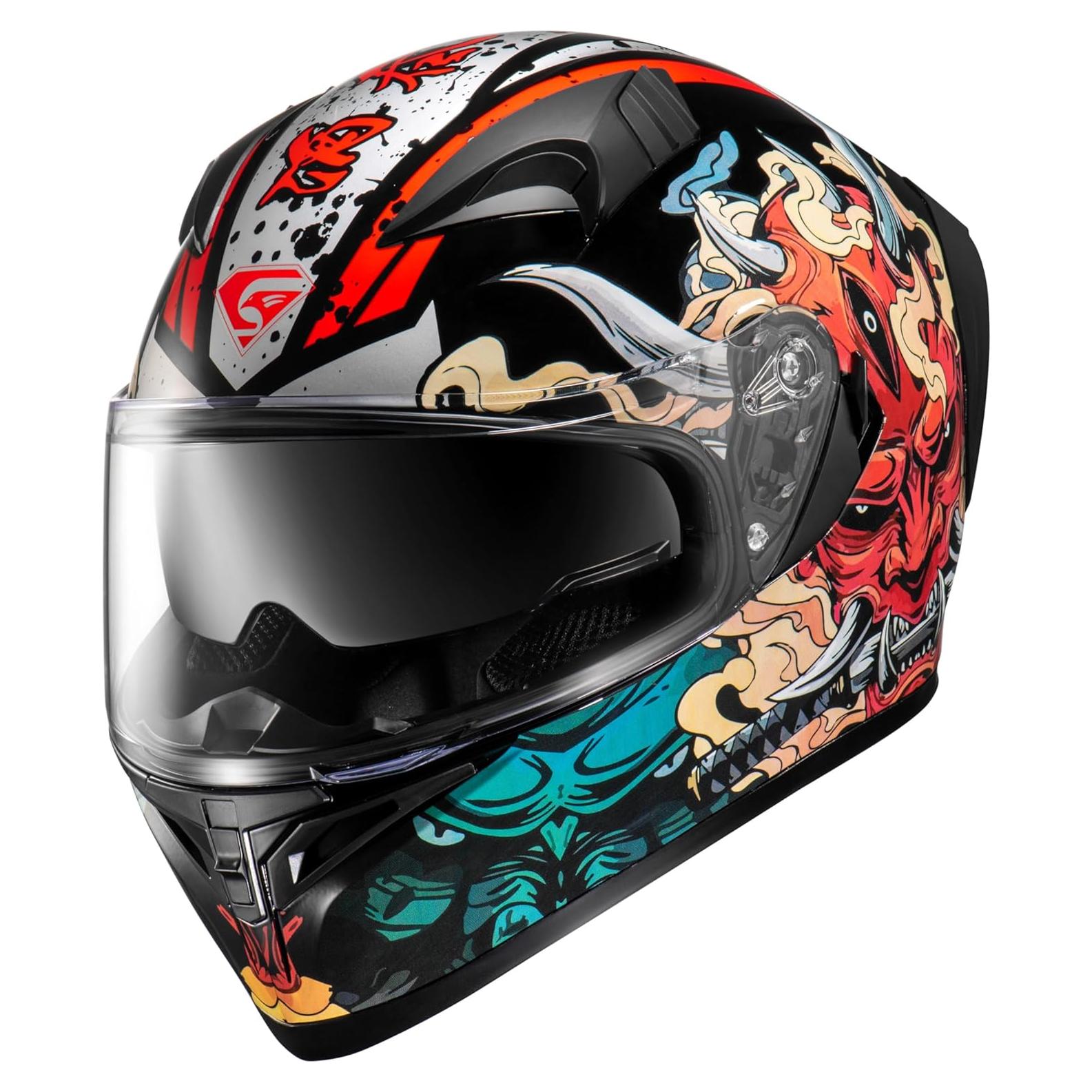 Casco de Moto KYPARA 807 Integral con Visera Tinte Interno
