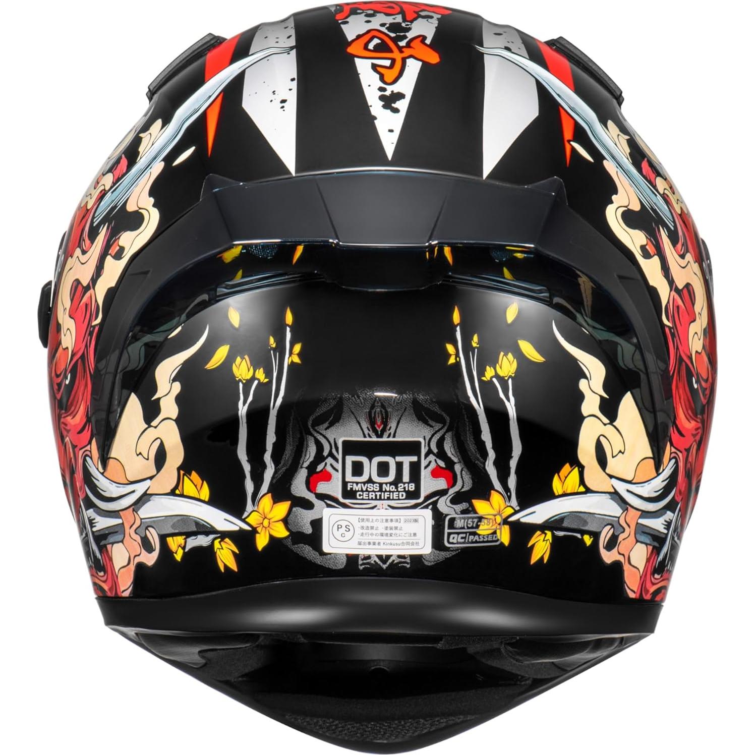 Casco de Moto KYPARA 807 Integral con Visera Tinte Interno