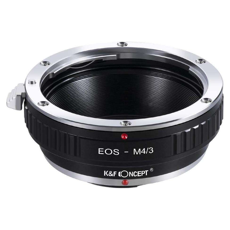 Adaptador K&F Concept Canon EF a M4/3 para Olympus y Panasonic