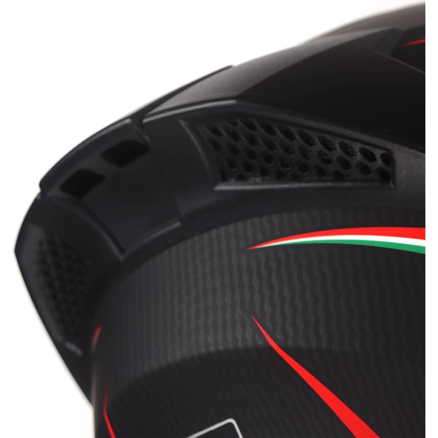 Casco de Motocicleta KYPARA 807 Rojo Mate Mediano DOT