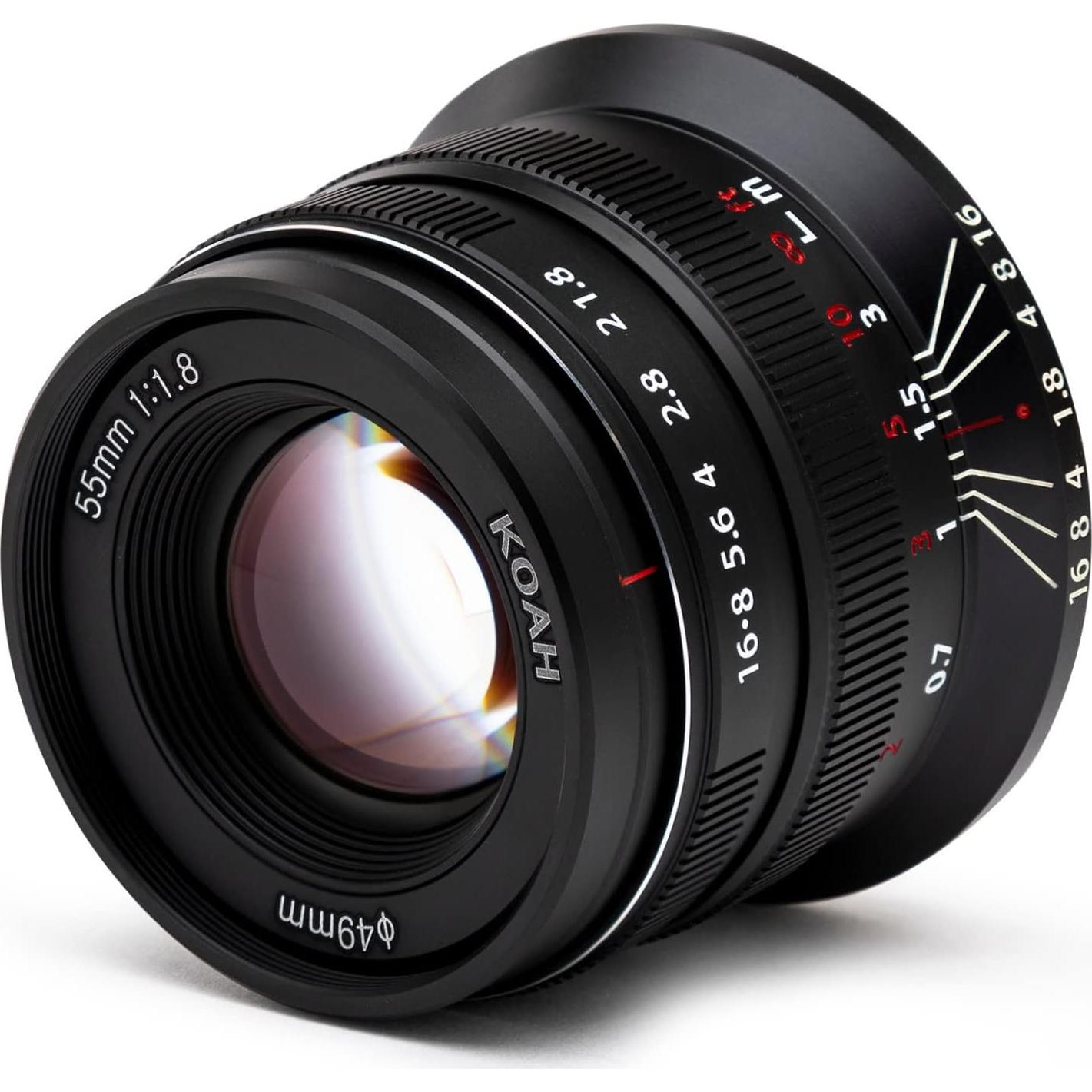Lente Koah Artisans 55mm f/1.8 Manual para Nikon Z