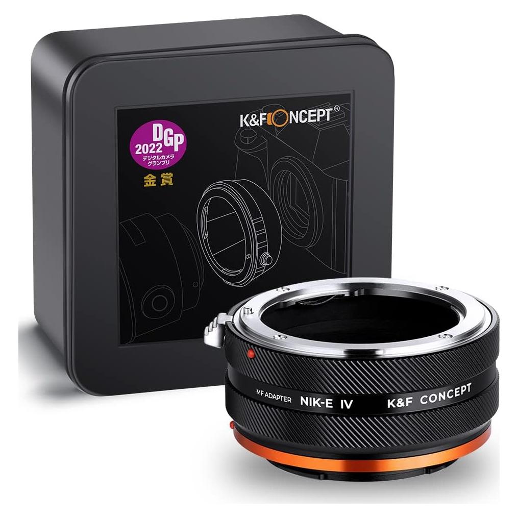 Adaptador de Montura K&F Concept NIK-NEX IV para Lentes Nikon F a Sony E
