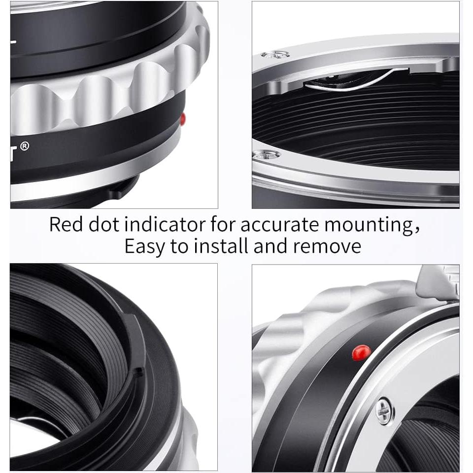 Adaptador de Montura de Lente K&F Concept Nikon F a L