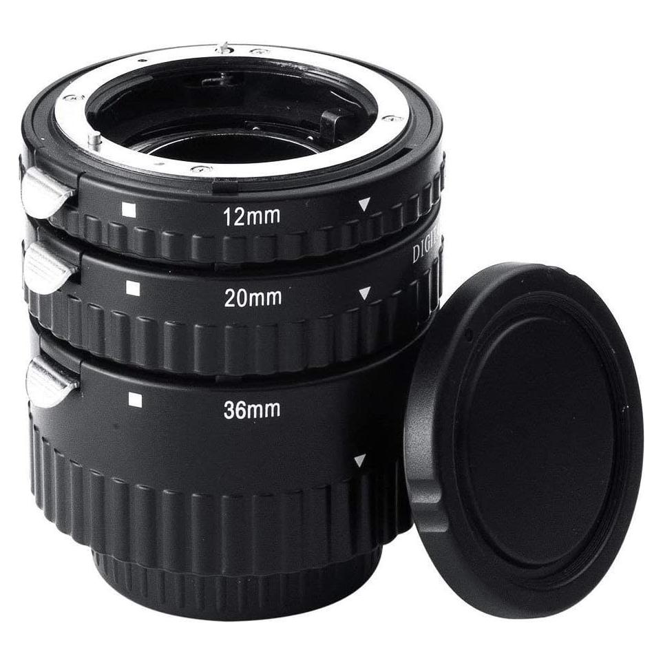 Conjunto de tubos de extensión macro Mcoplus 12mm 20mm 36mm para Nikon