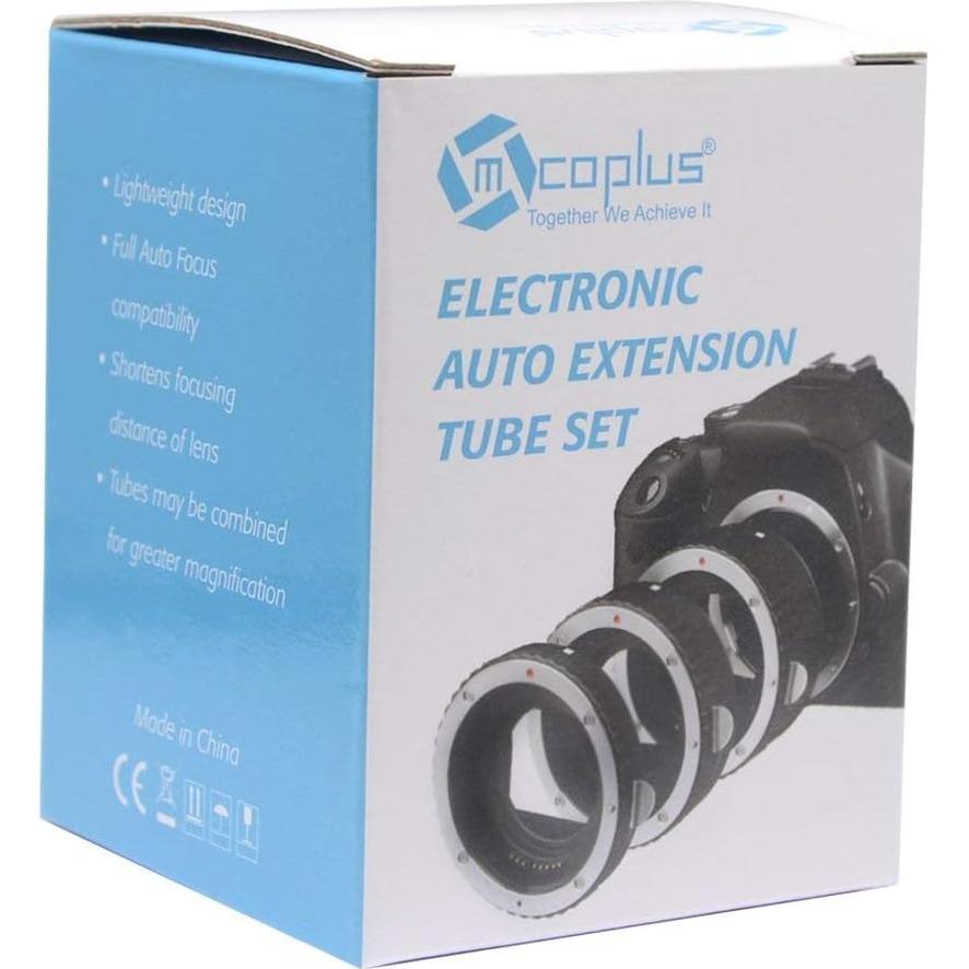 Conjunto de tubos de extensión macro Mcoplus 12mm 20mm 36mm para Nikon