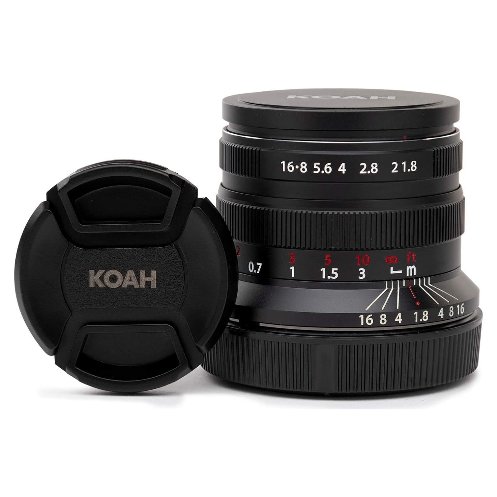 Lente Koah Artisans 55mm f/1.8 Manual para Canon RF