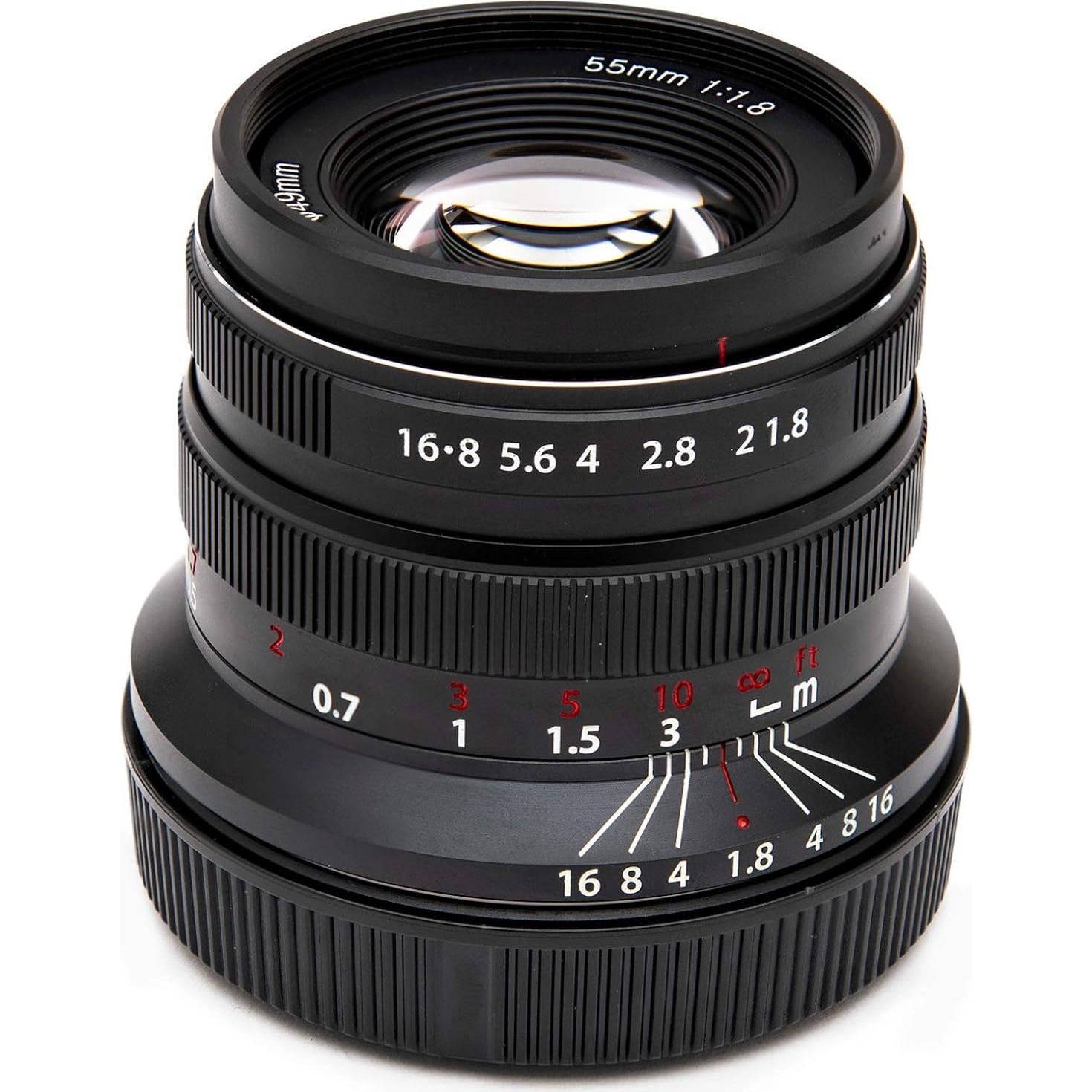 Lente Koah Artisans 55mm f/1.8 Manual para Canon RF