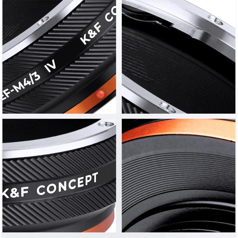 Adaptador de Montura de Lente K&F Concept para Canon EF a M4/3