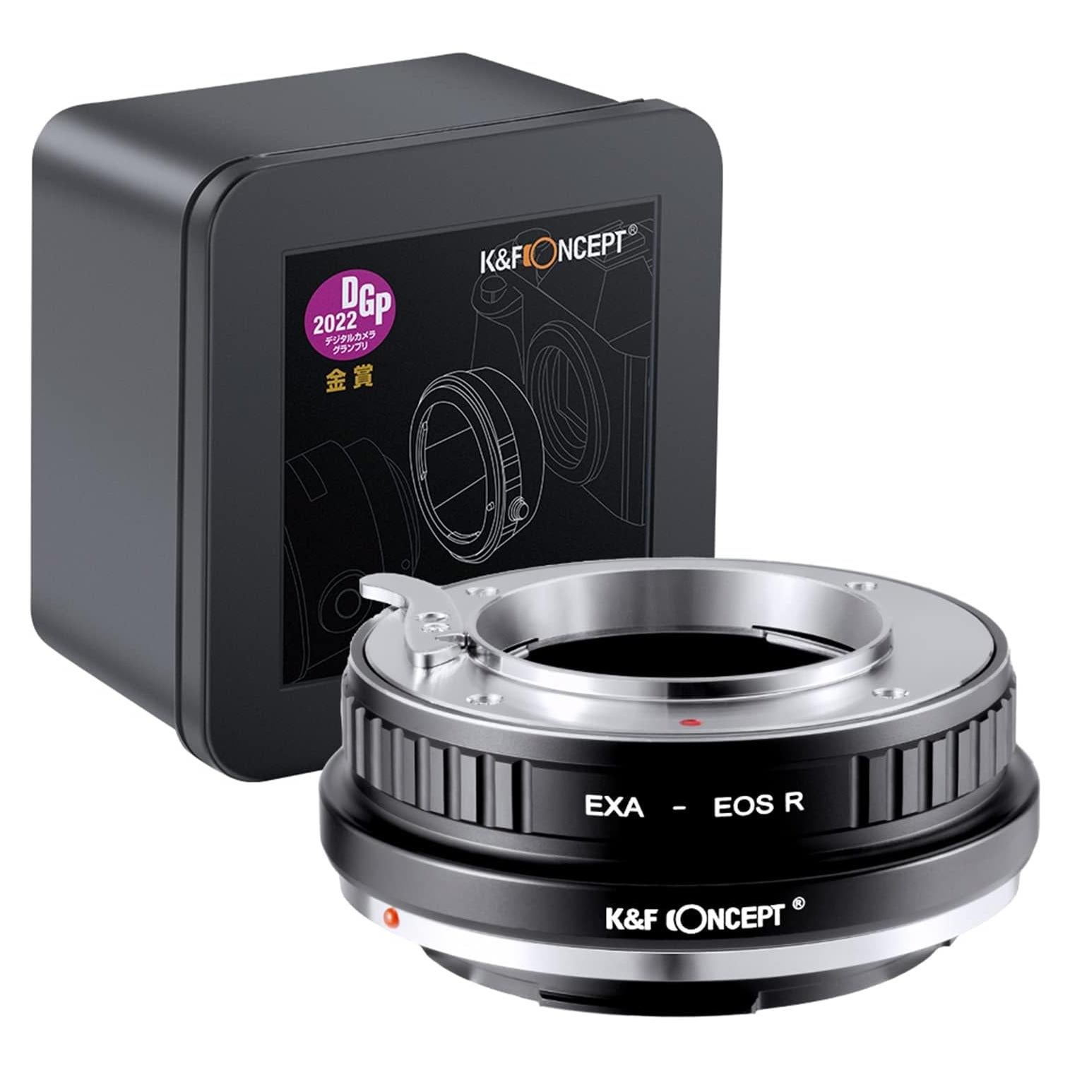 Adaptador de Montura K&F Concept EXA-EOS R para Lentes Exakta