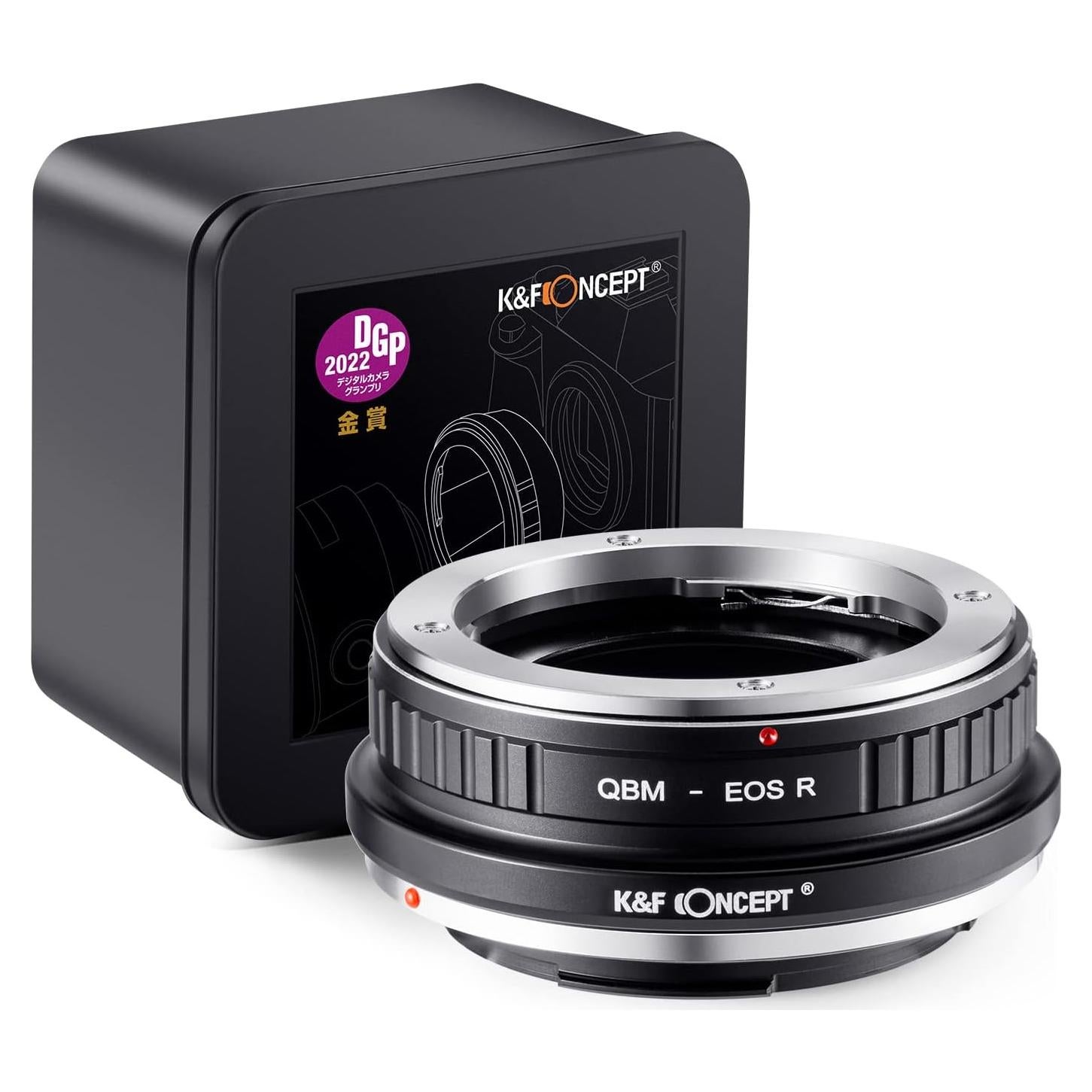 Adaptador de Montura K&F Concept QBM-EOS R para Lentes Rollei