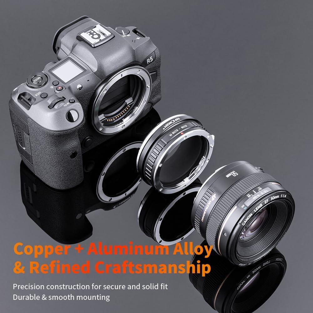 Adaptador de Montura de Lente K&F Concept para Canon EOS R