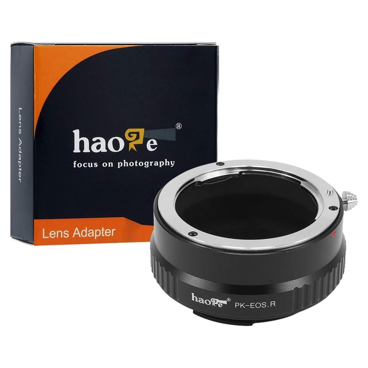 Adaptador de Lente Manual Haoge PK a Canon RF - Enfoque Manual