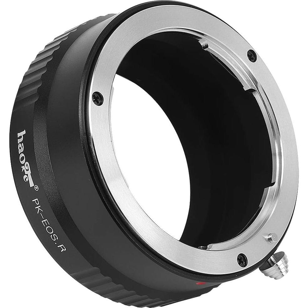 Adaptador de Lente Manual Haoge PK a Canon RF - Enfoque Manual