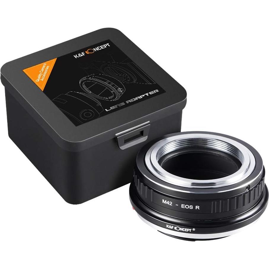 Adaptador de Montura K&F Concept M42 a Canon EOS R - Enfoque Manual