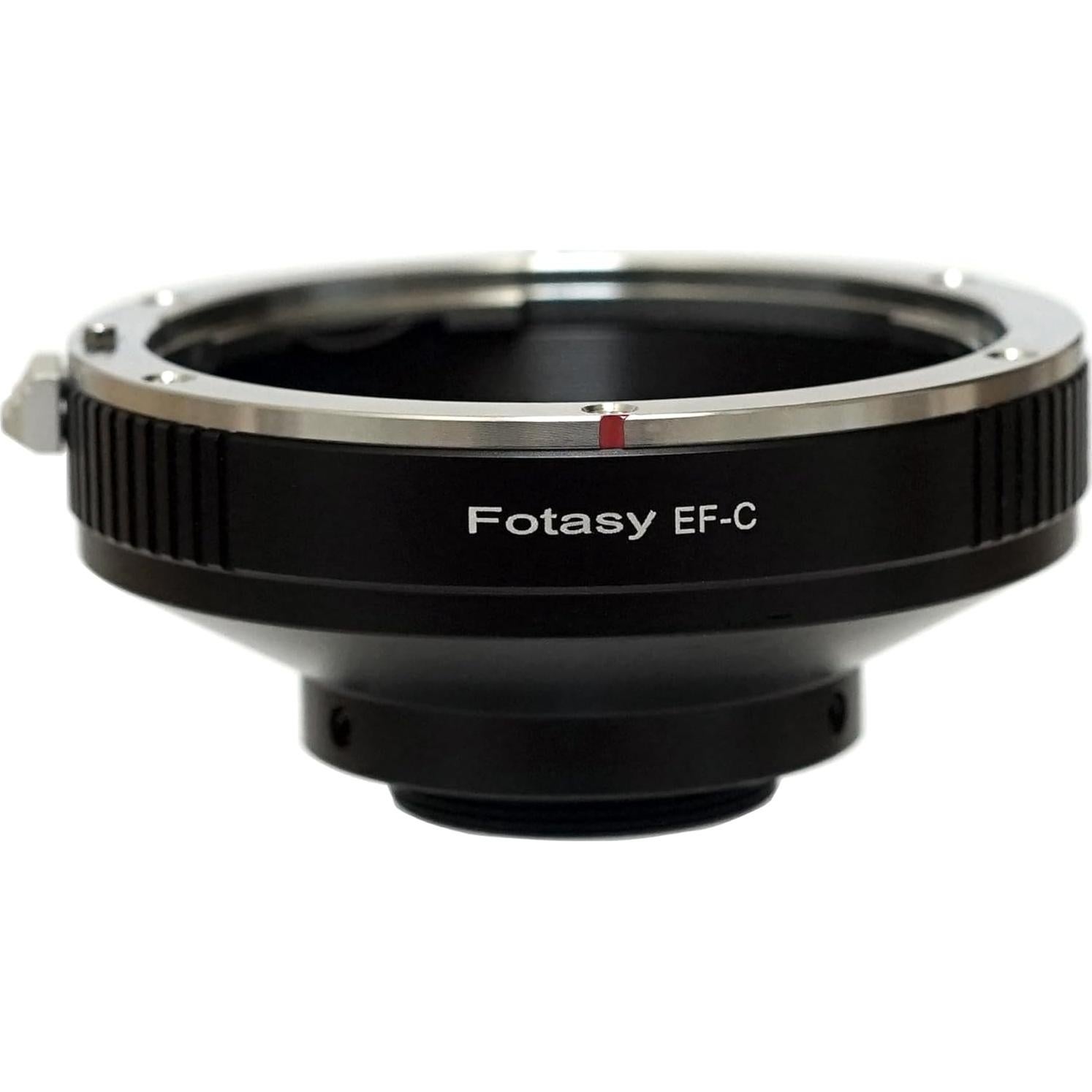 Adaptador de Lente Fotasy Canon EF a C Mount para DSLR y CCTV