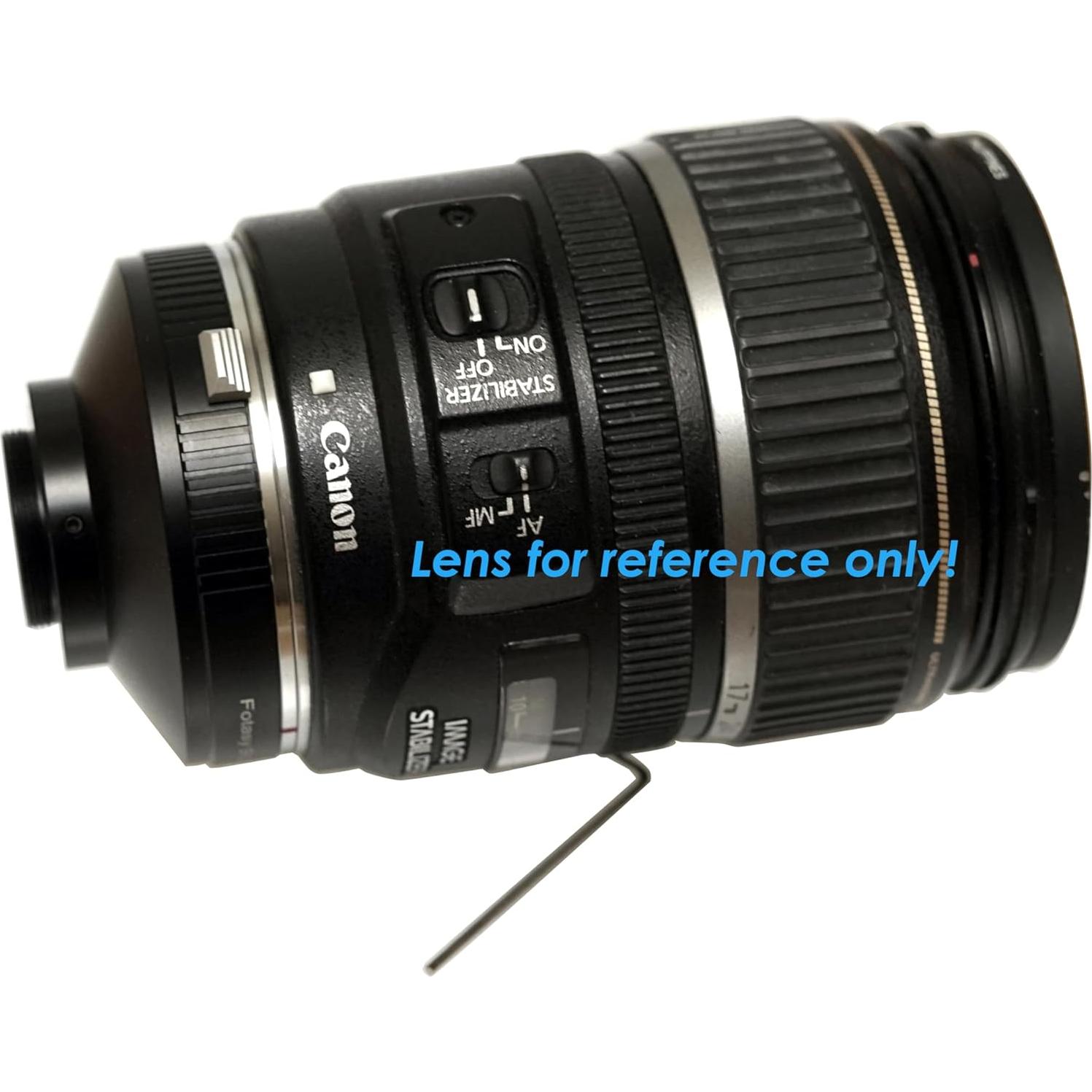 Adaptador de Lente Fotasy Canon EF a C Mount para DSLR y CCTV