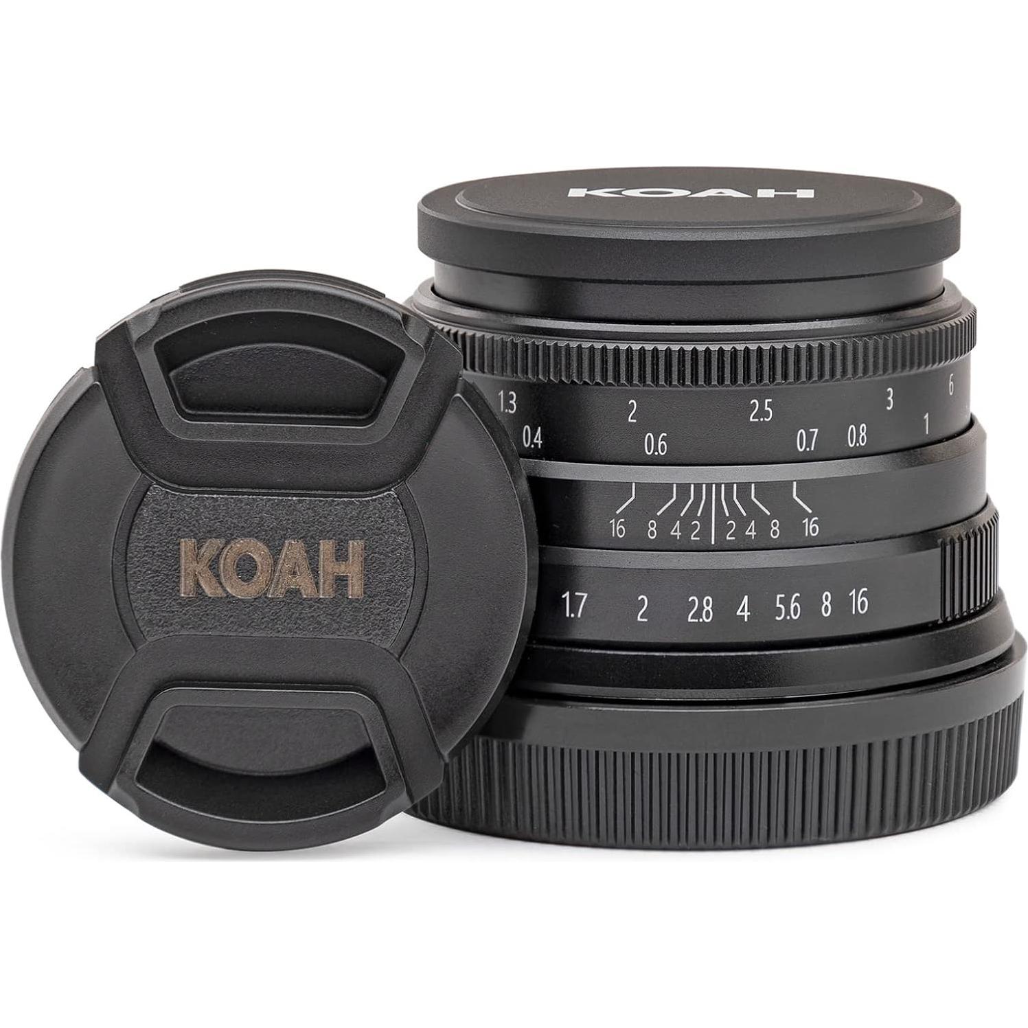 Lente Koah Artisans 35mm f/1.7 Manual para Fujifilm FX