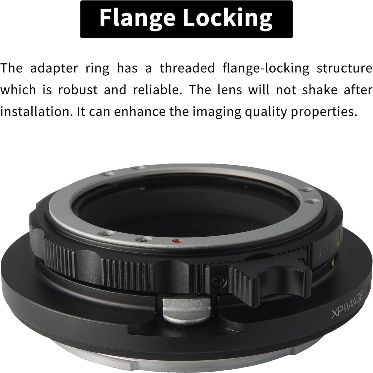 Anillo Adaptador de Lente Contax Yashica CY a Fujifilm GFX