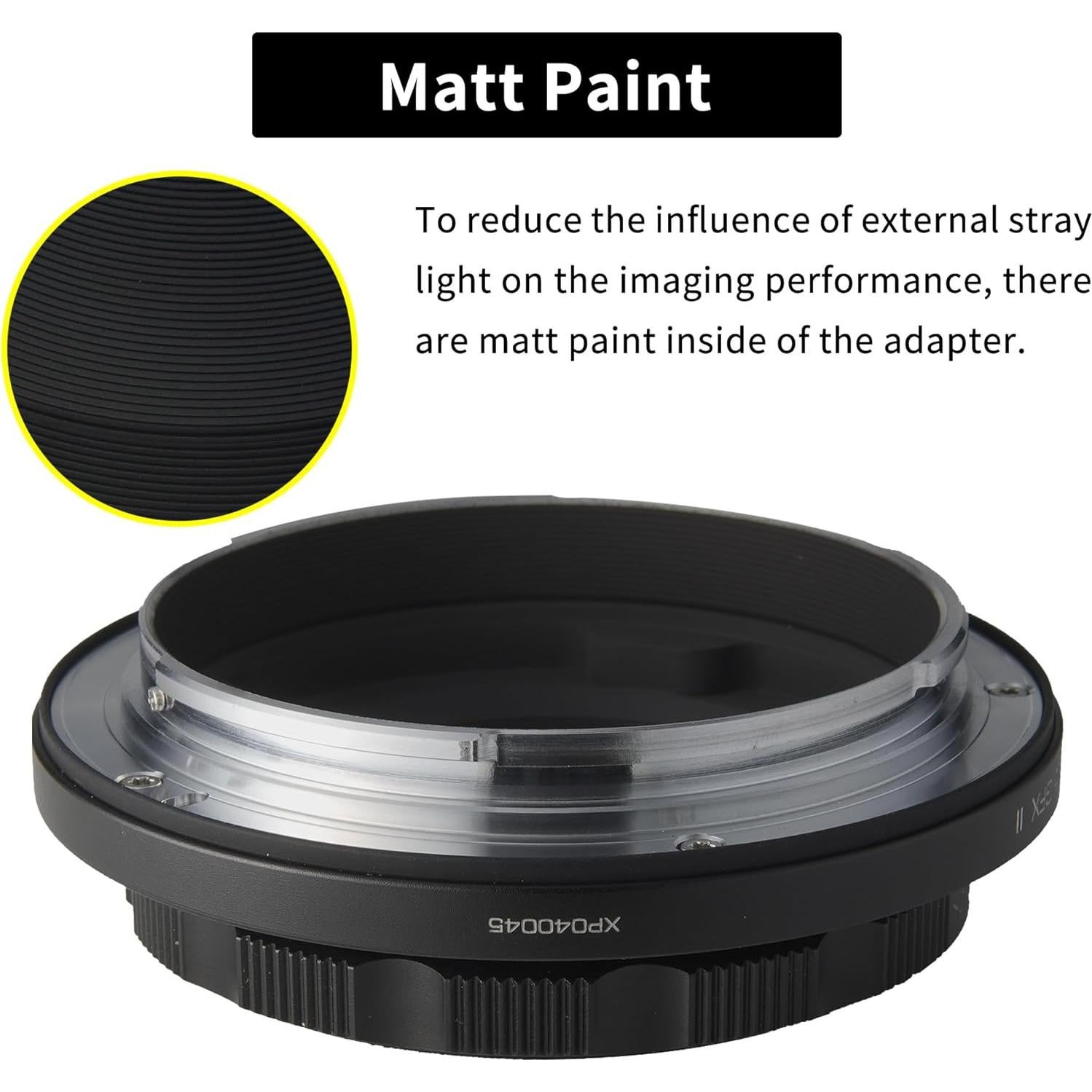 Anillo Adaptador de Lente Contax Yashica CY a Fujifilm GFX