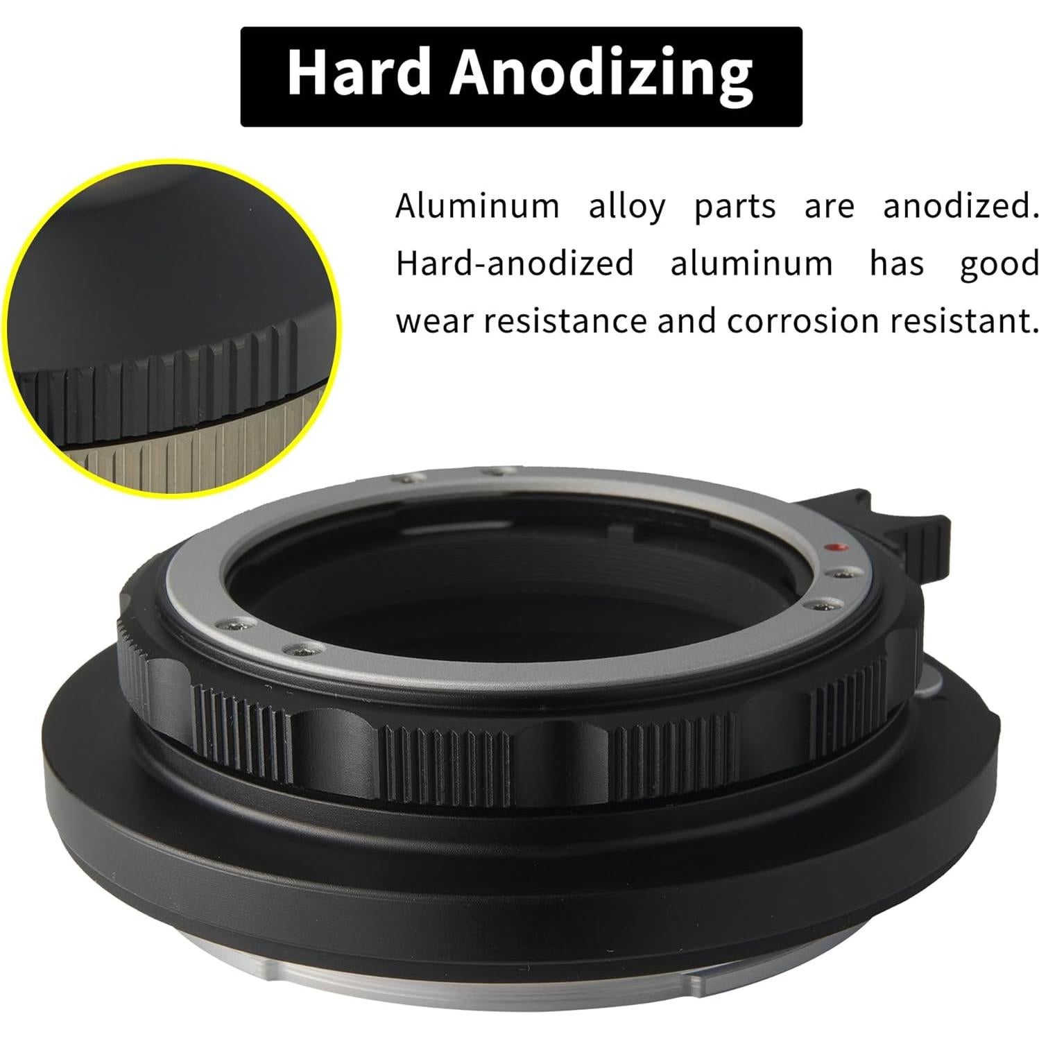 Anillo Adaptador de Lente Contax Yashica CY a Fujifilm GFX