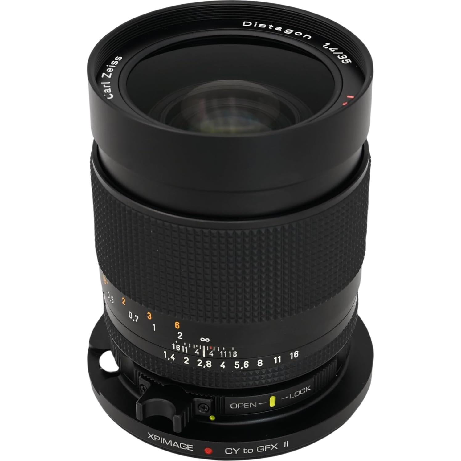 Anillo Adaptador de Lente Contax Yashica CY a Fujifilm GFX