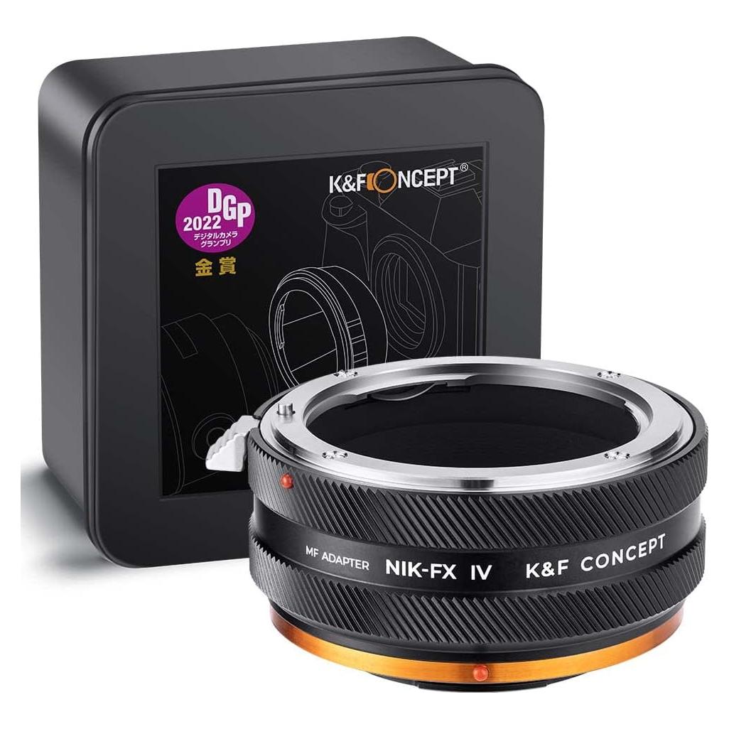 Adaptador de Montura K&F Concept IV PRO Nikon F a Fujifilm X