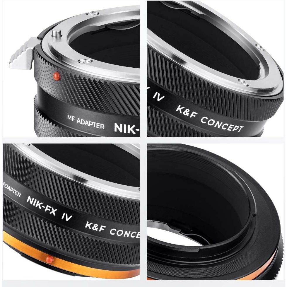 Adaptador de Montura K&F Concept IV PRO Nikon F a Fujifilm X