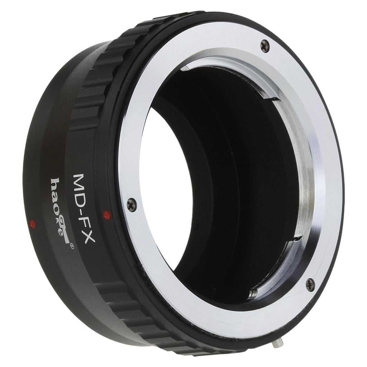Adaptador de Lente Haoge MD a Fujifilm X - Manual, Metal