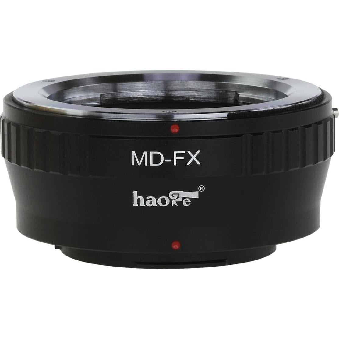 Adaptador de Lente Haoge MD a Fujifilm X - Manual, Metal