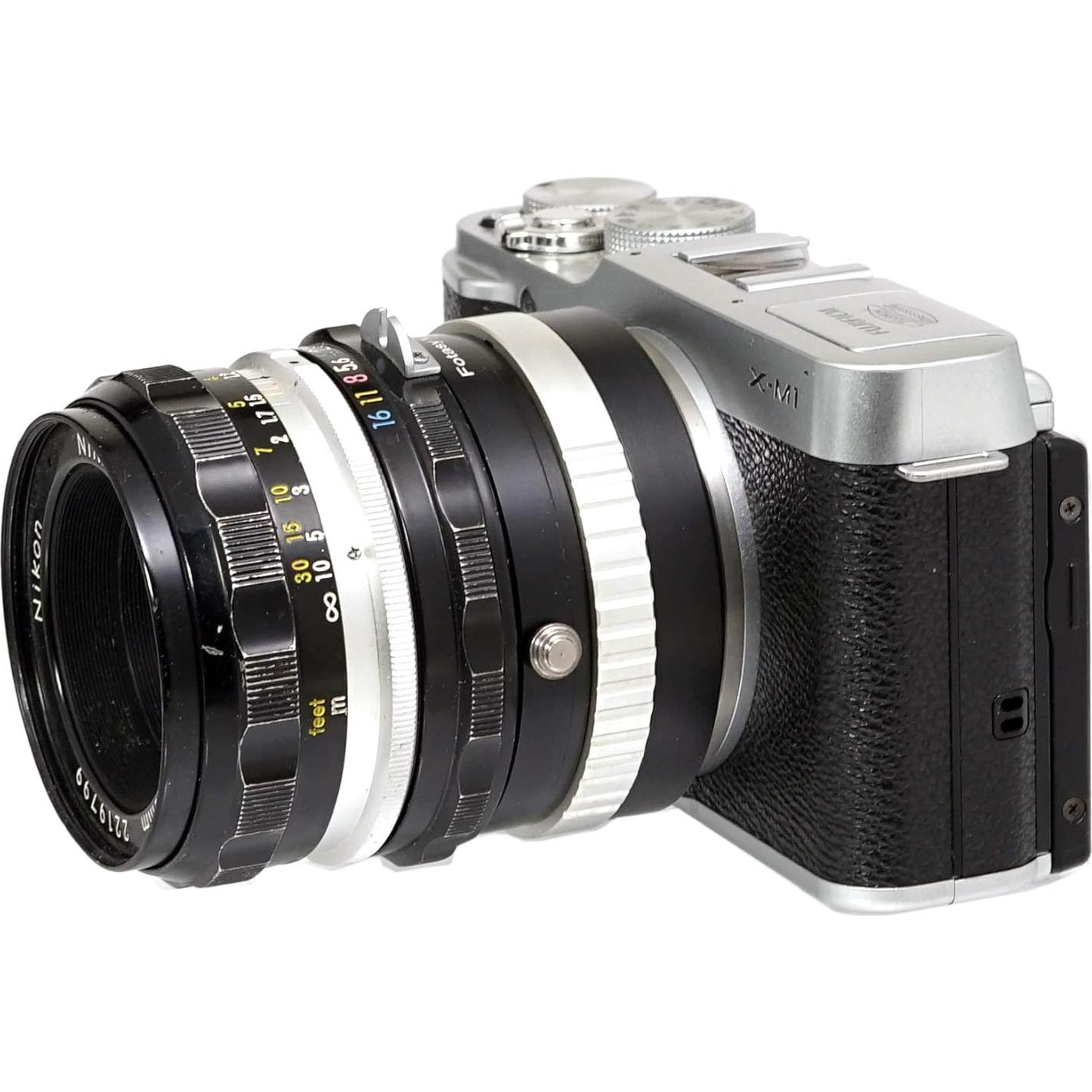 Adaptador Fotasy NK G AFS de Nikkor F a Fuji X - Enfoque Infinito