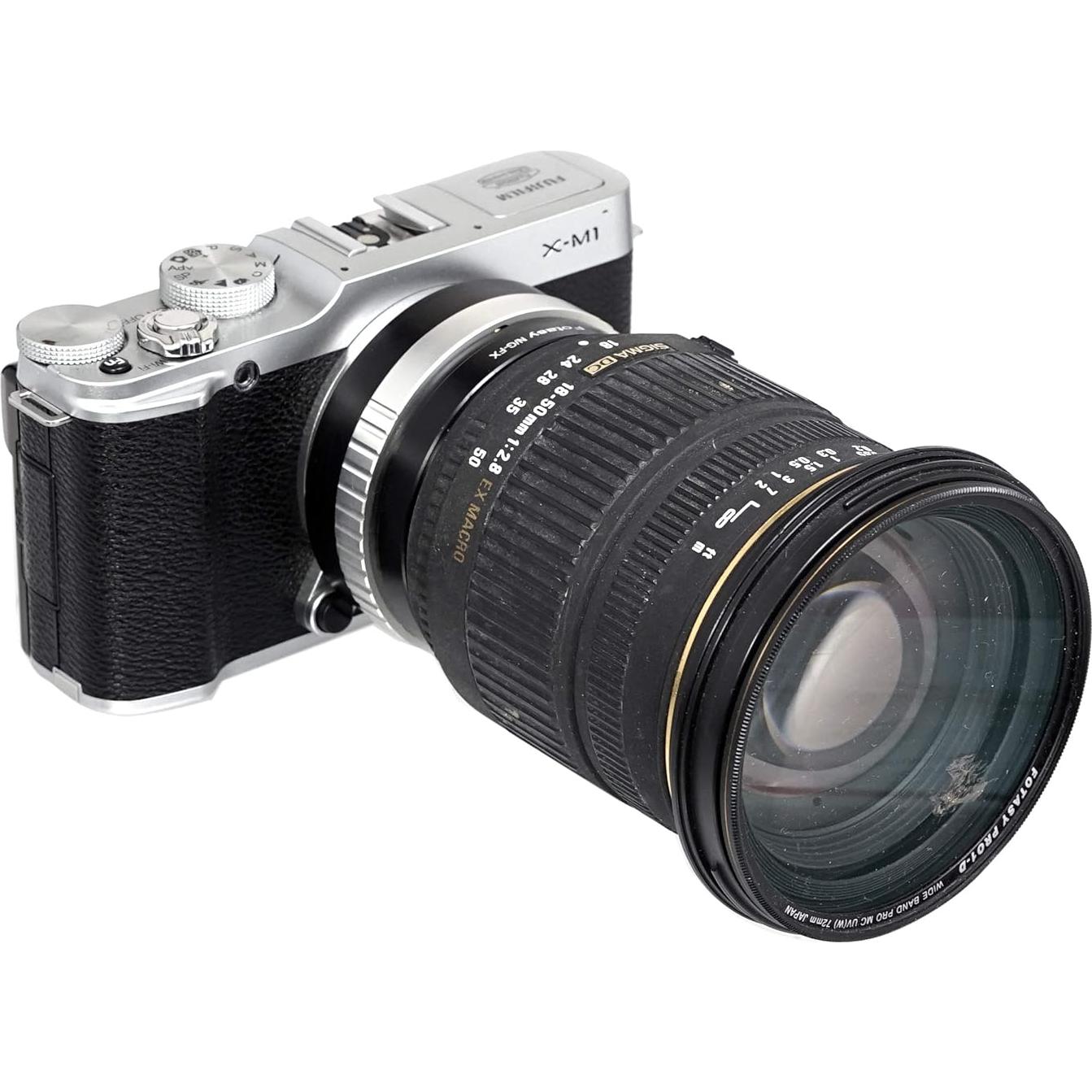 Adaptador Fotasy NK G AFS de Nikkor F a Fuji X - Enfoque Infinito