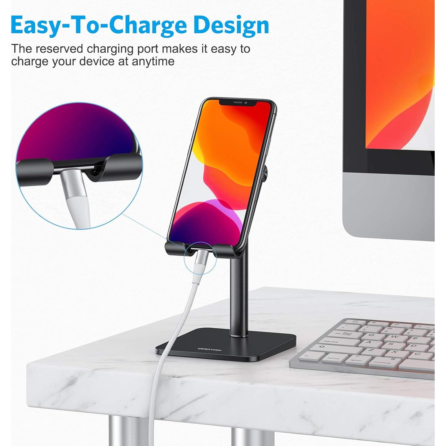 Soporte para Teléfono OMOTON Ajustable 3.5-7.0 pulgadas