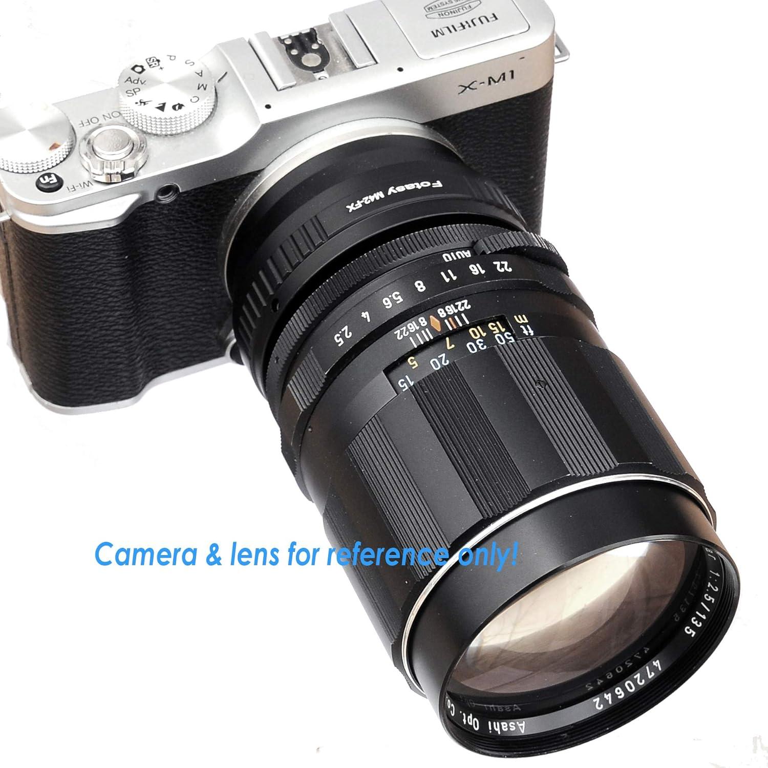 Adaptador Fotasy M42 a Fuji X para Cámaras Sin Espejo