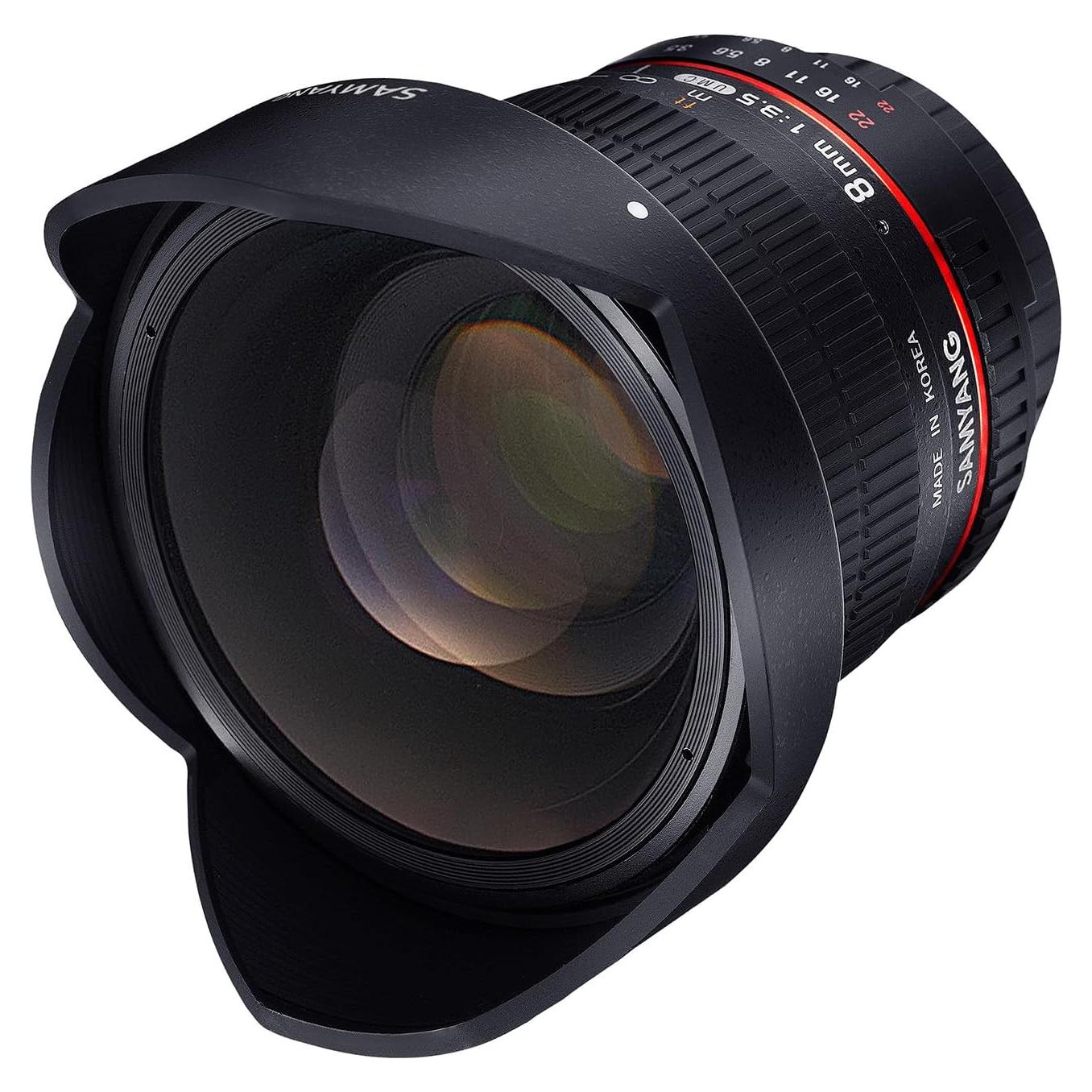 Lente Ojo de Pez Samyang 8mm F3.5 para Nikon DSLR