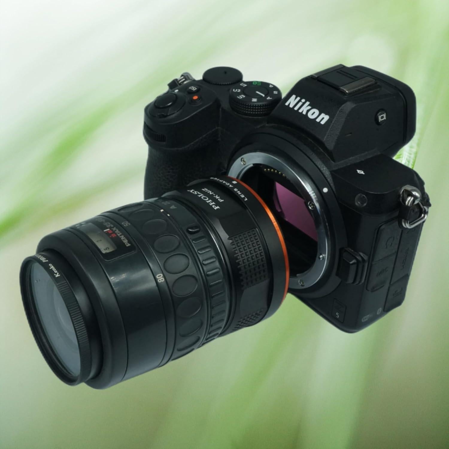 Adaptador de Lente PHOLSY PK a Nikon Z Enfoque Manual