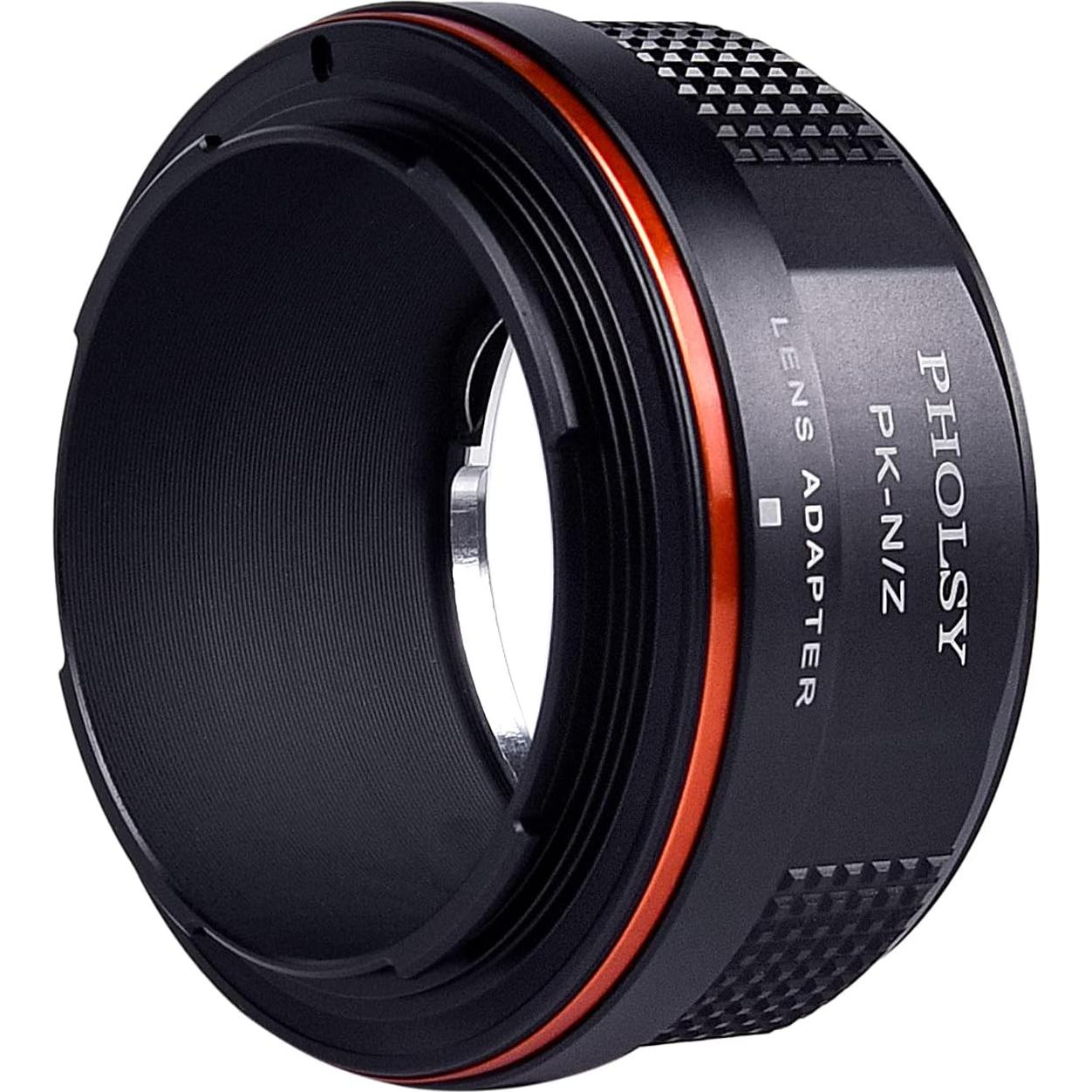 Adaptador de Lente PHOLSY PK a Nikon Z Enfoque Manual
