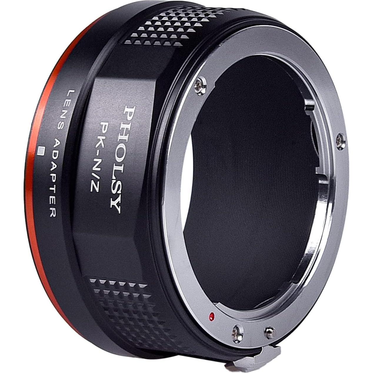 Adaptador de Lente PHOLSY PK a Nikon Z Enfoque Manual