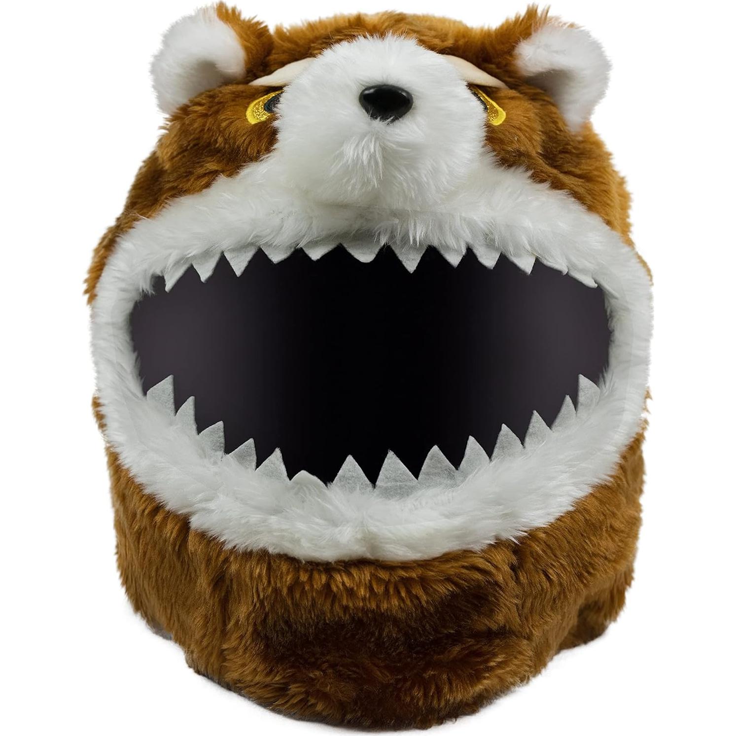 Cubierta de Casco MotoLoot Oso de Peluche Enojado