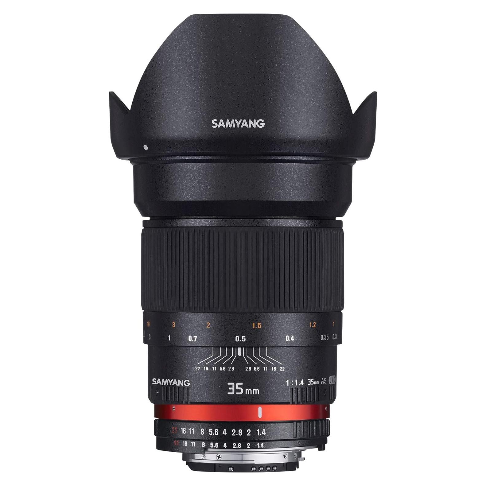 Lente Samyang 35mm F1.4 Manual para Pentax - 0.70 kg