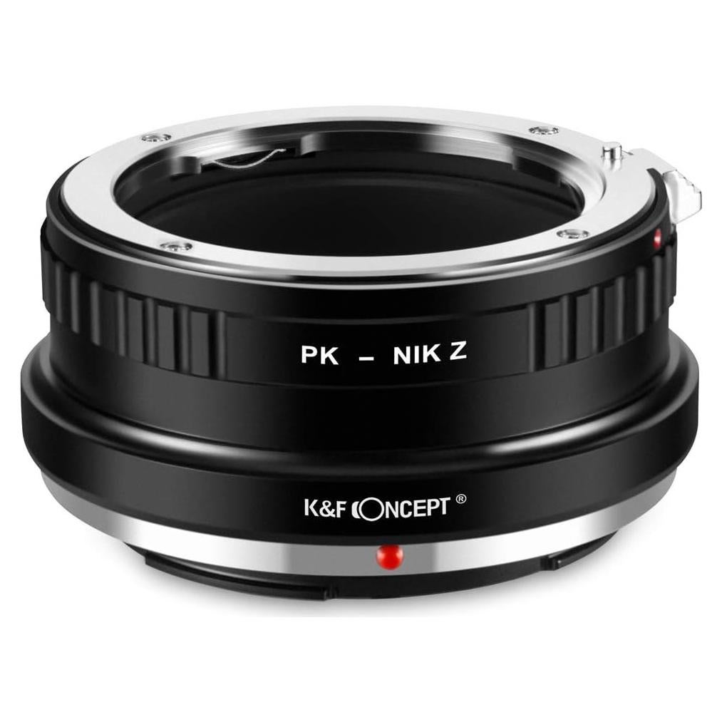 Adaptador de Montura K&F Concept Pentax PK a Nikon Z6 Z7